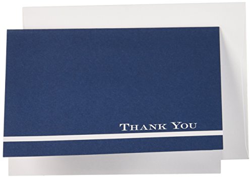 Product Cover Great Papers! Midnight Blue Thank You Cards with Envelopes, 4.875
