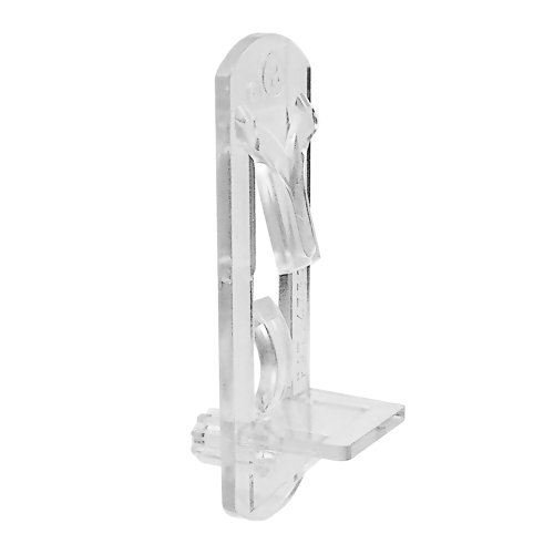 Product Cover Slide-Co 243423 Shelf Support Peg, Self-Locking, Fits 1/4-Inch Diameter Hole & 3/4-Inch Shelf, Clear, Pack of 6