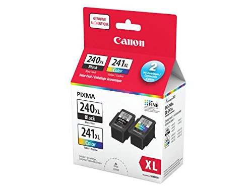 Product Cover Genuine Canon PG-240XL/CL-241XL HIGH Yield Ink Cartridge Value Pack, Black and Tri-Colour - 5206B020