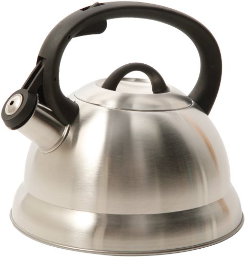 Product Cover Mr. Coffee Flintshire Whistling Tea Kettle, 1.75-Quart, Stainless steel
