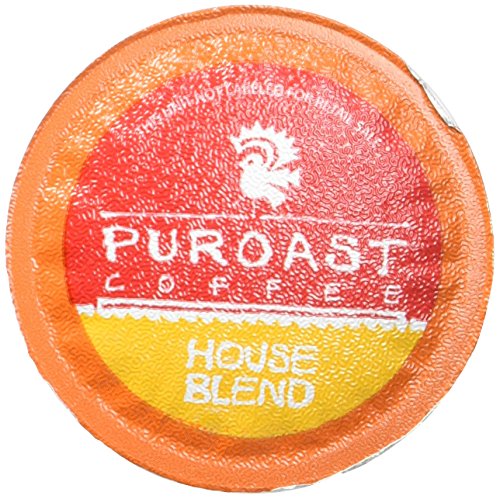 Product Cover Puroast Low Acid Coffee House Blend Single Serve, 2.0 Keurig Compatible 12 servings