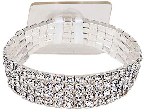 Product Cover Fitz Design Corsage Bracelet - Rock Candy Dazzle Lawn Garden, White