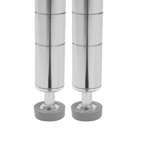 Product Cover Seville Classics UltraZinc Shelving Poles, 72 Inch (WEBK186) - 2-Pack