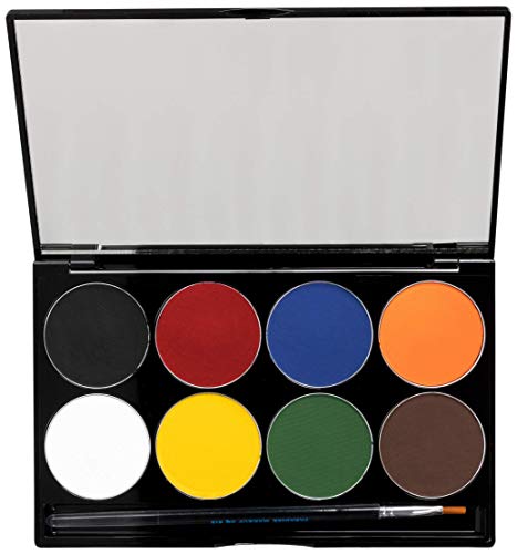 Product Cover Mehron Makeup Paradise AQ Face & Body Paint 8 Color Palette (Basic)