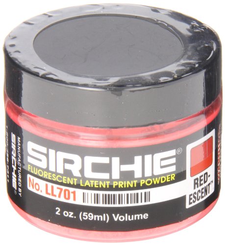 Product Cover Sirchie REDescent Fluorescent Latent Fingerprint Powder, 2 oz Jar, Red