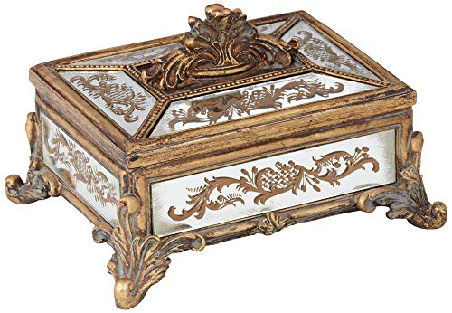 Product Cover Kensington Hill Woodruff Antique Copper Mirror Covered Box