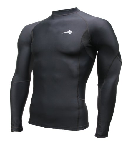 Product Cover CompressionZ Mens Quick Dry Compression Long Sleeve Baselayer Athletic Shirt