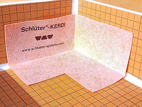 Product Cover Schluter Systems Kereck/fi 2 Kerdi Inside Waterproofing Corner, 4 Mil Thickness, Pack of 2