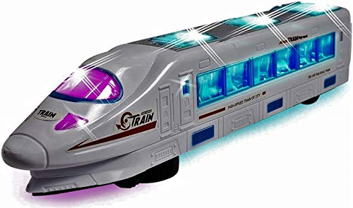 Product Cover WolVol Bump & Go Electric Flash Light Train Toy with Music