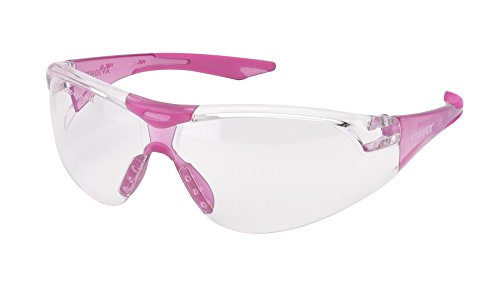 Product Cover Elvex WELSG18CSLPINK Avion, One Size, Clear Lens/Slim Fit Pink Temple