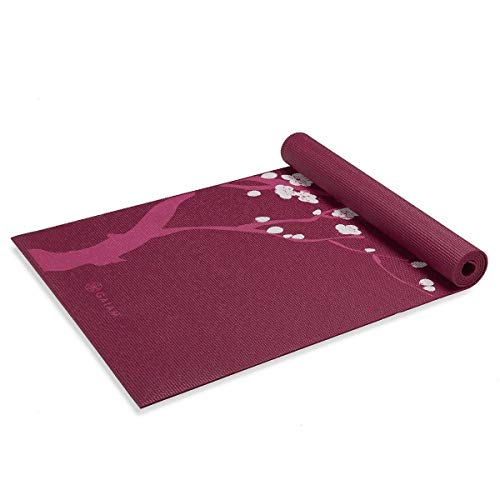 Product Cover Gaiam Yoga Mat - Premium 6mm Print Extra Thick Non Slip Exercise & Fitness Mat for All Types of Yoga, Pilates & Floor Workouts (68