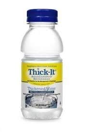 Product Cover Thick-It AquaCare H2O: Pre-Thickened Water, Nectar-thick liquid, (1 Case: 24 x 8 oz. Bottles)