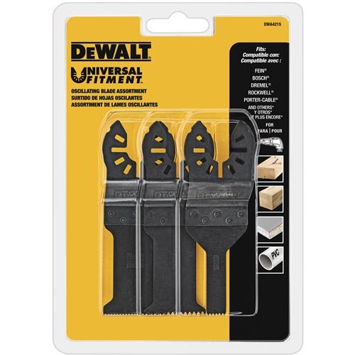 Product Cover DEWALT Oscillating Tool Blades Set, 3-Piece (DWA4215)