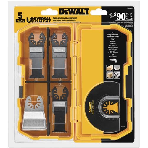 Product Cover DEWALT Oscillating Tool Blades Kit, 5-Piece (DWA4216)