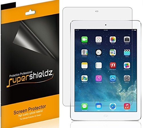Product Cover (3 Pack) Supershieldz for Apple iPad Air 2 and iPad Air 1 (9.7 inch) Screen Protector, Anti Glare and Anti Fingerprint (Matte) Shield