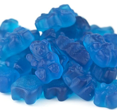 Product Cover Gummi Bears - Blue Raspberry, 5 lbs