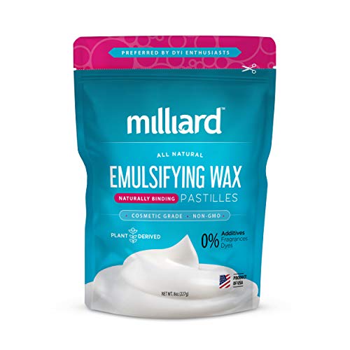 Product Cover Milliard Non-GMO Emulsifying Wax Pastilles NF - 8 OZ. Resealable Freshness Storage Bag