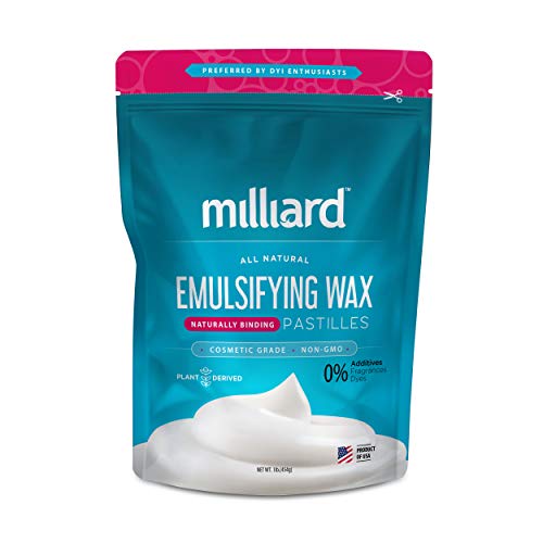 Product Cover Milliard Non-GMO Emulsifying Wax Pastilles NF -16 OZ. Resealable Freshness Storage Bag
