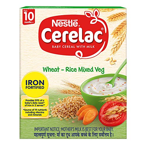 Product Cover Nestle Cerelac infant Cereal with Milk - Wheat-Rice Mixed Vegetable (300 g)