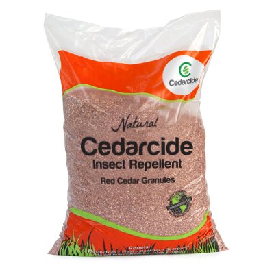 Product Cover Insect Repelling Cedar Mulch Granules Repels Fleas, Ticks, Ants, Mites, Mosquitoes 8lb Bag