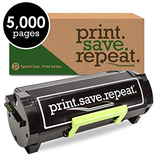 Product Cover Print.Save.Repeat. Lexmark 501H High Yield Remanufactured Toner Cartridge for MS310, MS312, MS315, MS410, MS415, MS510, MS610 [5,000 Pages]