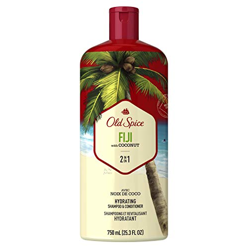 Product Cover Old Spice Fiji 2 in 1 Mens Shampoo and Conditioner, 25.3 FL OZ