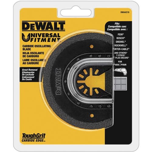 Product Cover DEWALT DWA4219 Oscillating Carbide Grout Removal Blade