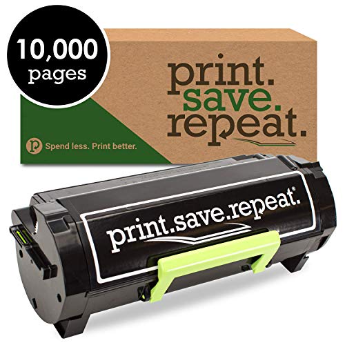 Product Cover Print.Save.Repeat. Lexmark 601H High Yield Remanufactured Toner Cartridge for MX310, MX410, MX510, MX511, MX610, MX611 [10,000 Pages]