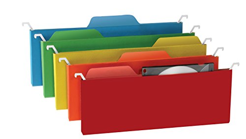 Product Cover Find-It Tab View Mini Hanging File Folders, Assorted Colors, 6 Pack (FT07184)