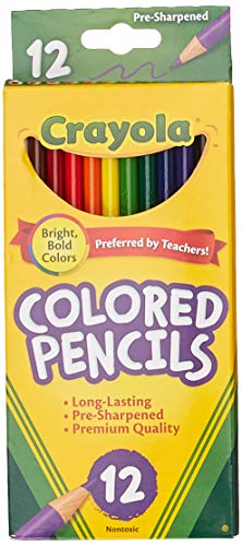 Product Cover Crayola 68-4012 Colored Pencils, 12-Count, Pack of 2, Assorted Colors