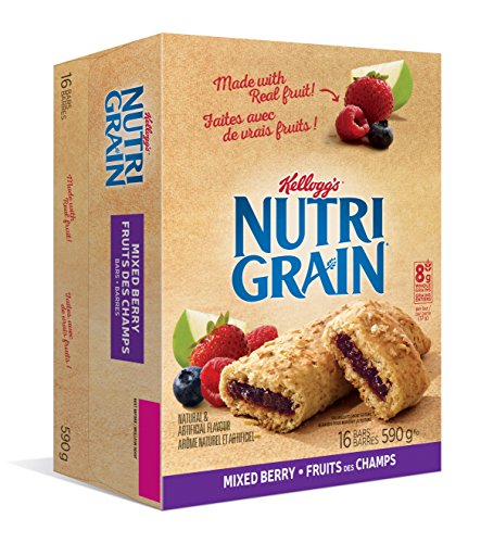 Product Cover Kellogg's Nutri-Grain Mixed Berry Flavour 16 bars, 590g