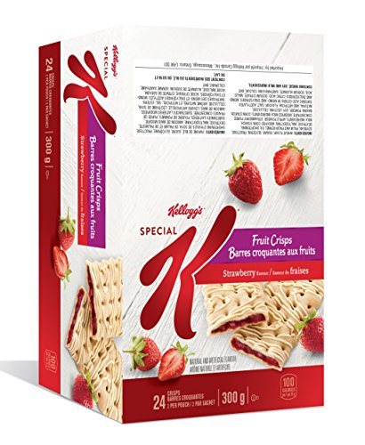 Product Cover Kellogg's Special K Fruit Crisps, Strawberry Flavour Caddy, 24 bars, 2 bars per pouch