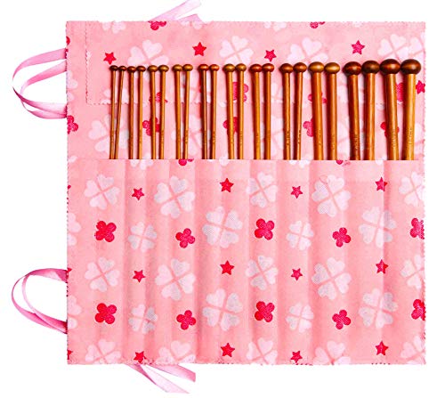 Product Cover Fairycece Bamboo Knitting Needles Set Knitting Needle Case Knitting Kits for Beginners
