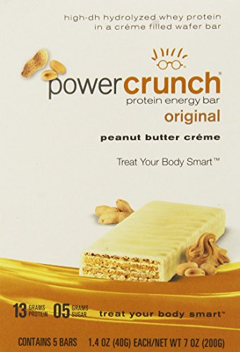 Product Cover Power Crunch Protein Energy Bar Peanut Butter Creme - 1.4 Ounce Bars, 5 Count