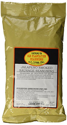 Product Cover A.C. Legg Jalapeno Smoked Sausage Seasoning, 14 Ounce - with Cure