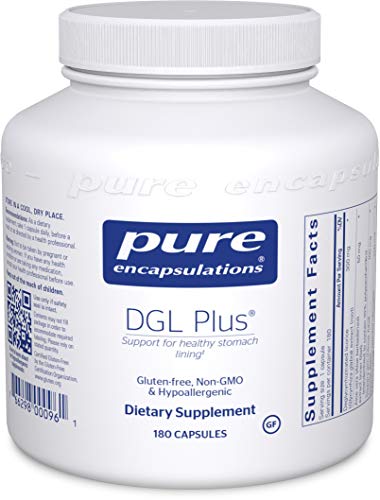 Product Cover Pure Encapsulations - DGL Plus - Herbal Support for the Gastrointestinal Tract* - 180 Capsules