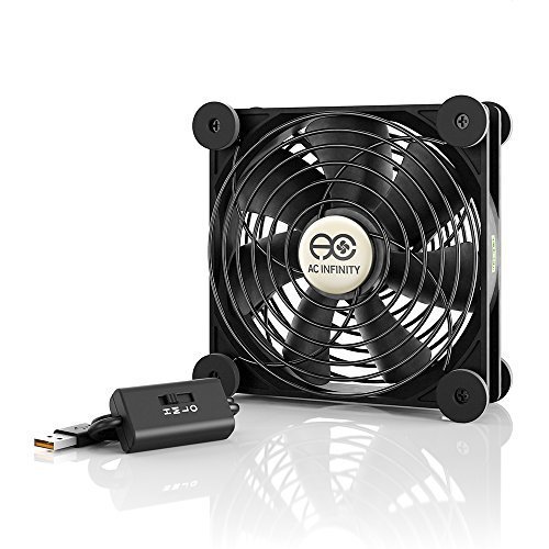 Product Cover AC Infinity MULTIFAN S3, Quiet 120mm USB Fan for Receiver DVR Playstation Xbox Computer Cabinet Cooling