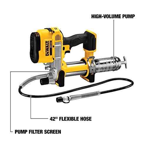 Product Cover DEWALT 20V MAX Cordless Grease Gun, Tool Only (DCGG571B)