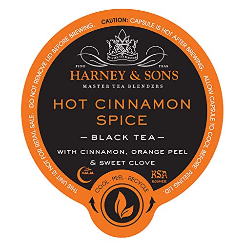 Product Cover Harney and Sons Hot Cinnamon Spice Tea Capsules, 24 Count