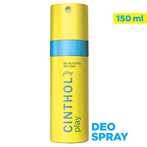 Product Cover Cinthol Play Deodorant Spray for Men, 150 ml (No Alcohol)