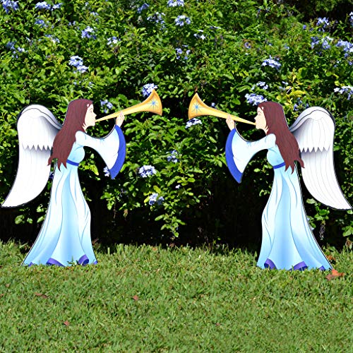 Product Cover Teak Isle Printed Nativity Angel 2 Piece Set