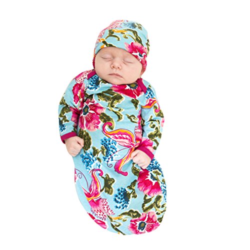 Product Cover Baby Be Mine Newborn Gown and Hat Set Layette Romper Coming Home Outfit