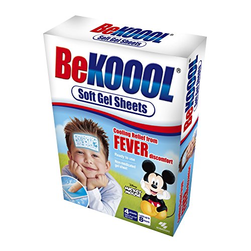 Product Cover BeKoool Soft Cooling Gel Sheets for Kids, 4 Count