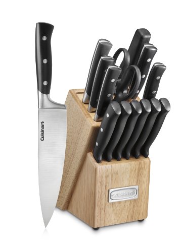 Product Cover Cuisinart C77TR-15P Triple Rivet Collection 15-Piece Knife Block Set - Black
