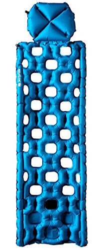 Product Cover Klymit Inertia O Zone Lightweight Camping Air Pad, Blue/Gray