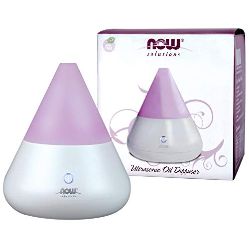 Product Cover Now Essential Oils, Ultrasonic Aromatherapy Oil Diffuser, Extremely Quiet, Heat Free and Easy to Clean, Color Changing LED Diffuser