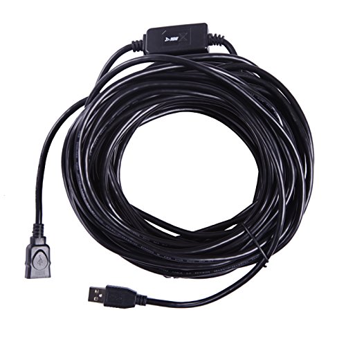 Product Cover HDE 50 ft. High-Speed 480Mbps USB 2.0 Type A Male to A Female Extension Cable w/ Active Repeater (50 FT)