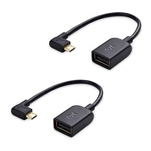 Product Cover Cable Matters 2-Pack Micro USB OTG Adapter (Micro USB OTG Cable) 6 Inches