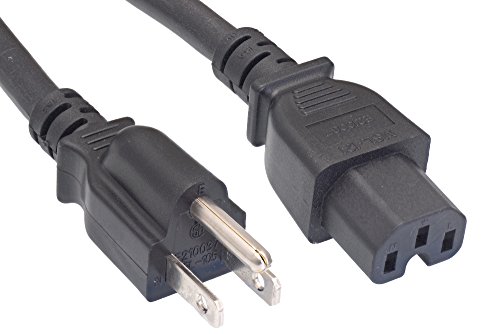 Product Cover Cablelera North American Power Cord, NEMA 5-15P to IEC320 C15, 6', 18 AWG, 15A, 250V (ZWACPEAD-06)