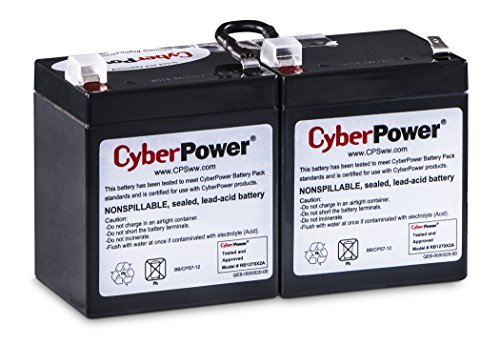 Product Cover CyberPower RB1270X2A Replacement Battery Cartridge, Maintenance-Free, User Installable